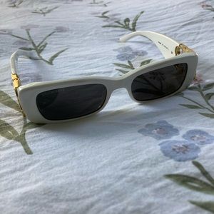 Balenciaga White Sunglasses (Case Included)